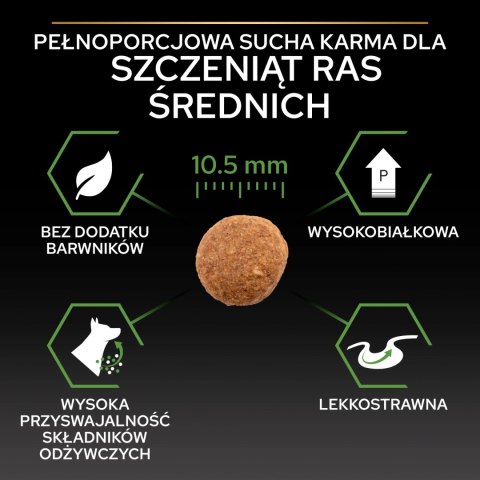Purina Pro Plan Medium Puppy Optistart Kurczak I Ryż 12kg