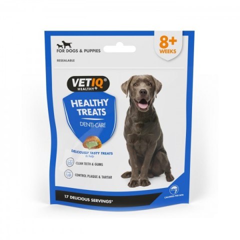 Vetiq Przysmaki dla szczeniąt i psów Świeży oddech i zdrowe zęby Healthy Treats Denti - Care For Dogs 70g WYPRZEDAŻ