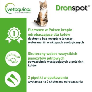 Bayer Dronspot Krople Na Robaki I Pasożyty 2x0,7ml