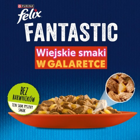 Felix Fantastic Wiejskie Smaki W Galaretce 24x85g