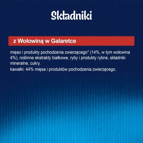 Felix Fantastic Wołowina W Galaretce 85g