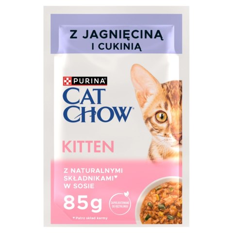 Purina Cat Chow Kitten Karma Z Jagnięciną I Cukinią W Sosie 85g