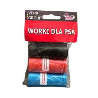 VERK GROUP Woreczki Na Psie Odchody 3x15szt