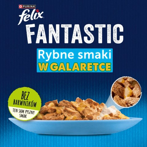Felix Rybne Smaki W Galaretce Z Łososiem I Gładzicą 4x85g