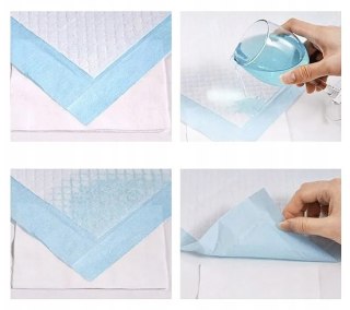 Nuxie Mata Dla Psa Podkłady Higieniczne Niebiesko-Białe 20szt