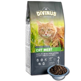 Divinus Cat Meat Karma Sucha Dla Kotów Dorosłych 2kg