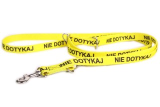 DogStuffs Smycz Regulowana - NIE DOTYKAJ 25mm/220cm