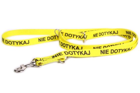 DogStuffs Smycz Regulowana - NIE DOTYKAJ 25mm/220cm