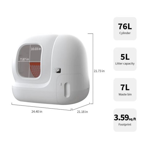 Inteligentna Samoczyszcząca Kuweta Dla Kota PetKit Pura MAX