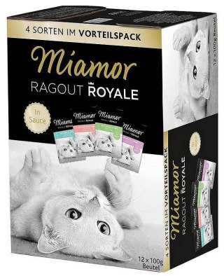 Miamor® Ragout Royale Karma Mokra W Sosie Mix Smaków Dla Kota Saszetka 12x100 G