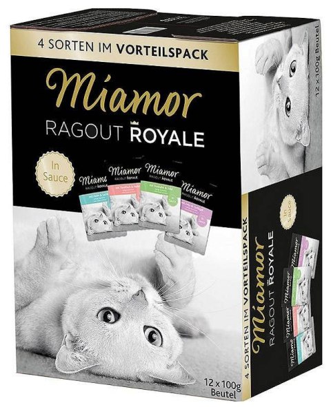 Miamor® Ragout Royale Karma Mokra W Sosie Mix Smaków Dla Kota Saszetka 12x100 G