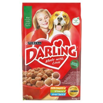 PURINA Darling Dog 10 kg - sucha karma dla psów z wołowiną i kurczakiem