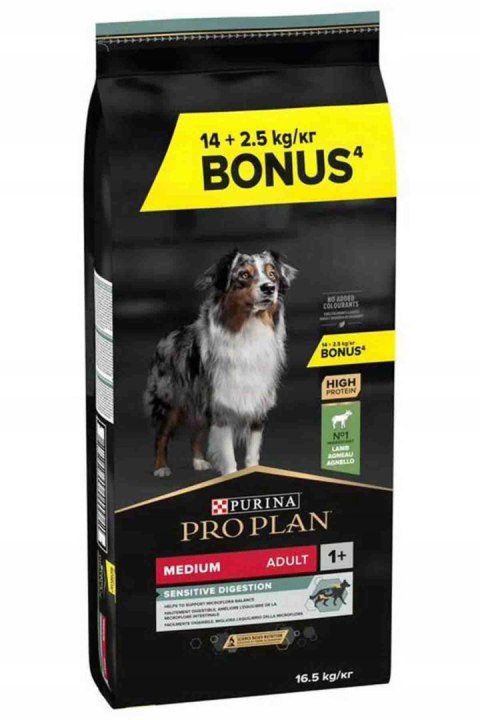 Purina Pro Plan Sensitive Digestion Jagnięcina 14kg + 2,5kg