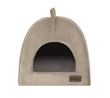 RECOBED® Budka Dla Psa Siberian Beżowa M 50x50 Cm