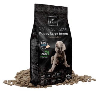 Rex Natural Range Puppy Large Breed Chicken & Rice 14kg