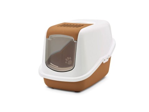 SAVIC NESTOR toaleta dla kotów WHITE/NORDIC BROWN 56x39x38,5cm