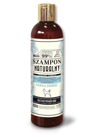 SUPER BENO Szampon Naturalny dla Psa Jasna Sierść 300ml