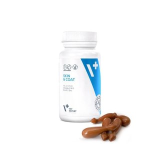 Vetexpert Skin & Coat Preparat Dla Psów I Kotów Na Skórę I Sierść 30kaps