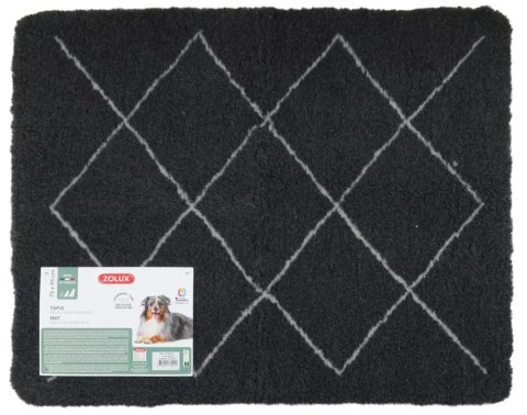 ZOLUX® Posłanie Izolujące Dry Bed Z Wzorem Berberyjskim Grafitowe 75x95 Cm
