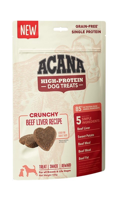 ACANA Crunchy Beef Treats 100 g - naturalne przysmaki dla psa