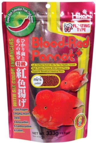 HIKARI Cichlid Blood-Red Parrot Plus Mini 333g