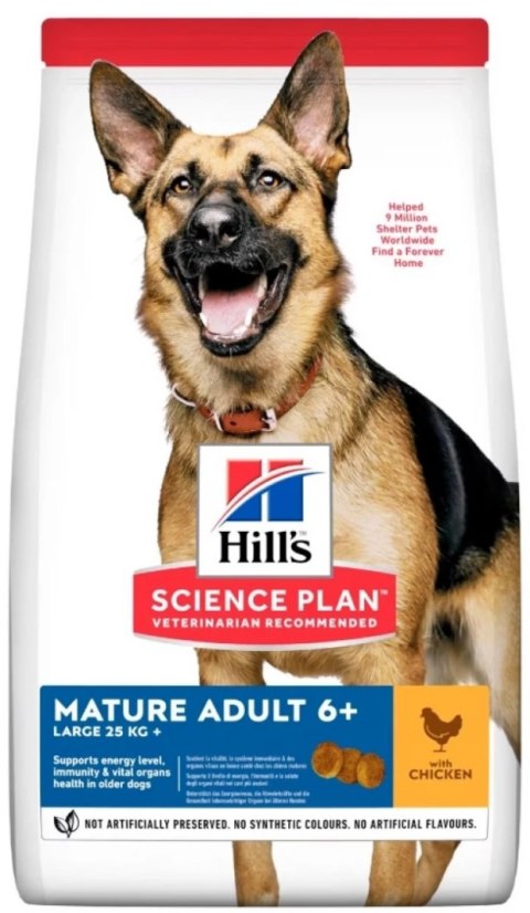 HILL'S Science Plan Mature Large Breed Chicken - sucha karma dla psa - 18 kg
