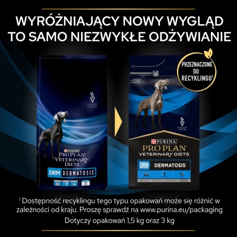 PRO PLAN Veterinary Diets Dermatosis Karma dla psów 1,5 kg