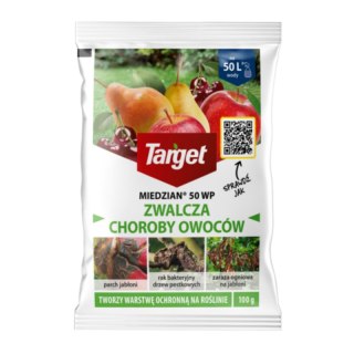 Miedzian 50 WP - ochrona warzyw i owoców przed chorobami grzybowymi i bakteryjnymi, 100 g