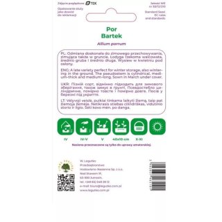 Por 'Bartek' - odmiana późna