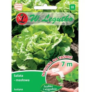 Sałata Justyna na taśmie, Lactuca sativa, 7 m