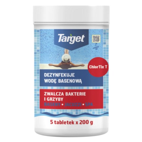 Chlortix T - Dezynfekuje Wodę Basenową 1kg (5 X 200g)