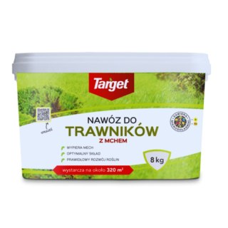 Nawóz granulowany do trawników z mchem 8kg