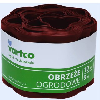 Obrzeże ogrodowe faliste brązowe 15cm 9mb