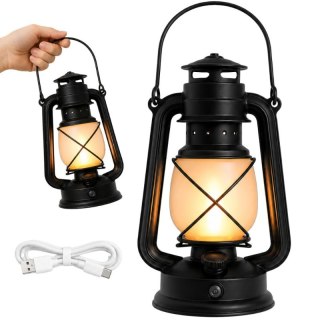 Lampion retro LED do ogrodu