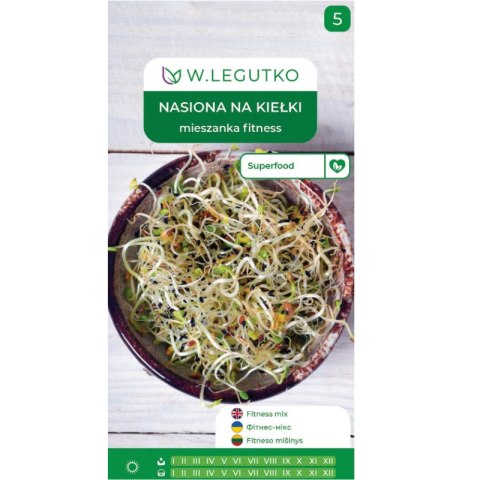 Nasiona na kiełki - mieszanka fitness