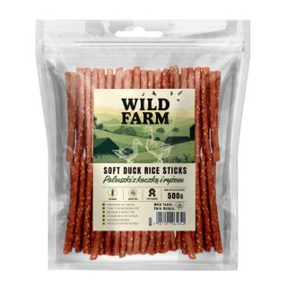 WILD FARM Paluszki Przekąska Dla Psów Kaczka I Ryż 500g