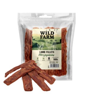 WILD FARM Przysmaki Naturalne Filety Dla Psa Jagnięcina 500G