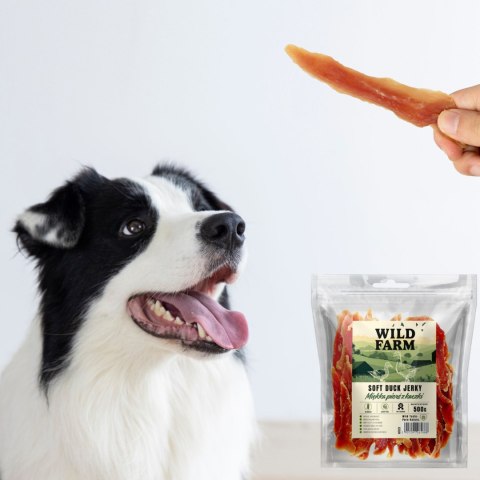 WILD FARM Przysmaki Naturalne Miękkie Piersi Dla Psa Kaczka 500G