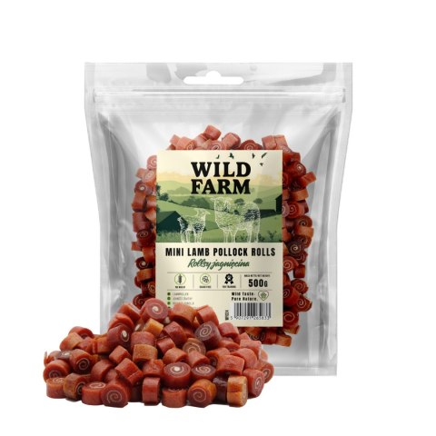 Wild Farm Treat Rolls For Dogs Lamb 500g