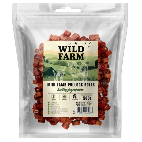 Wild Farm Treat Rolls For Dogs Lamb 500g